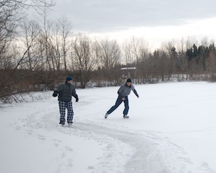 pond skating